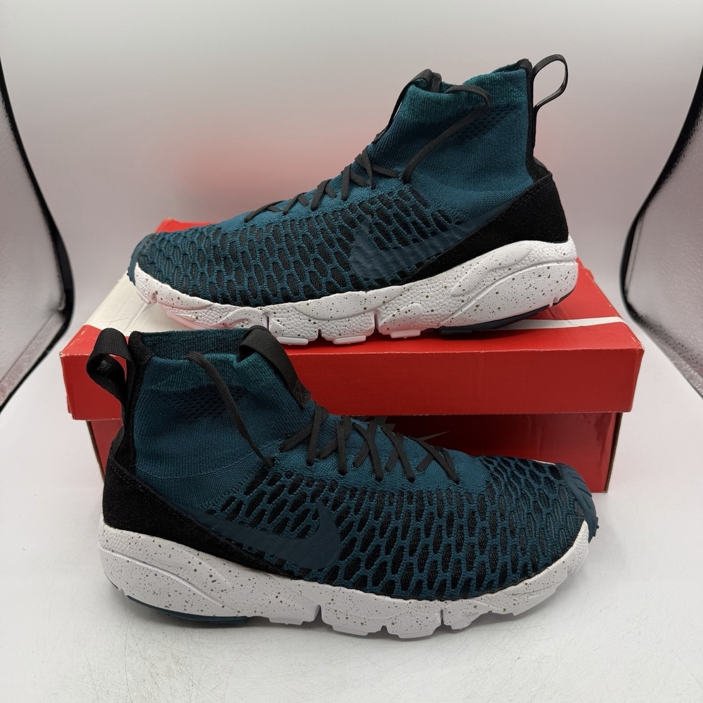 Nike Air Footscape Magista Shoes Mens Sz 8.5 Midnight Turquoise/Black 830600-300